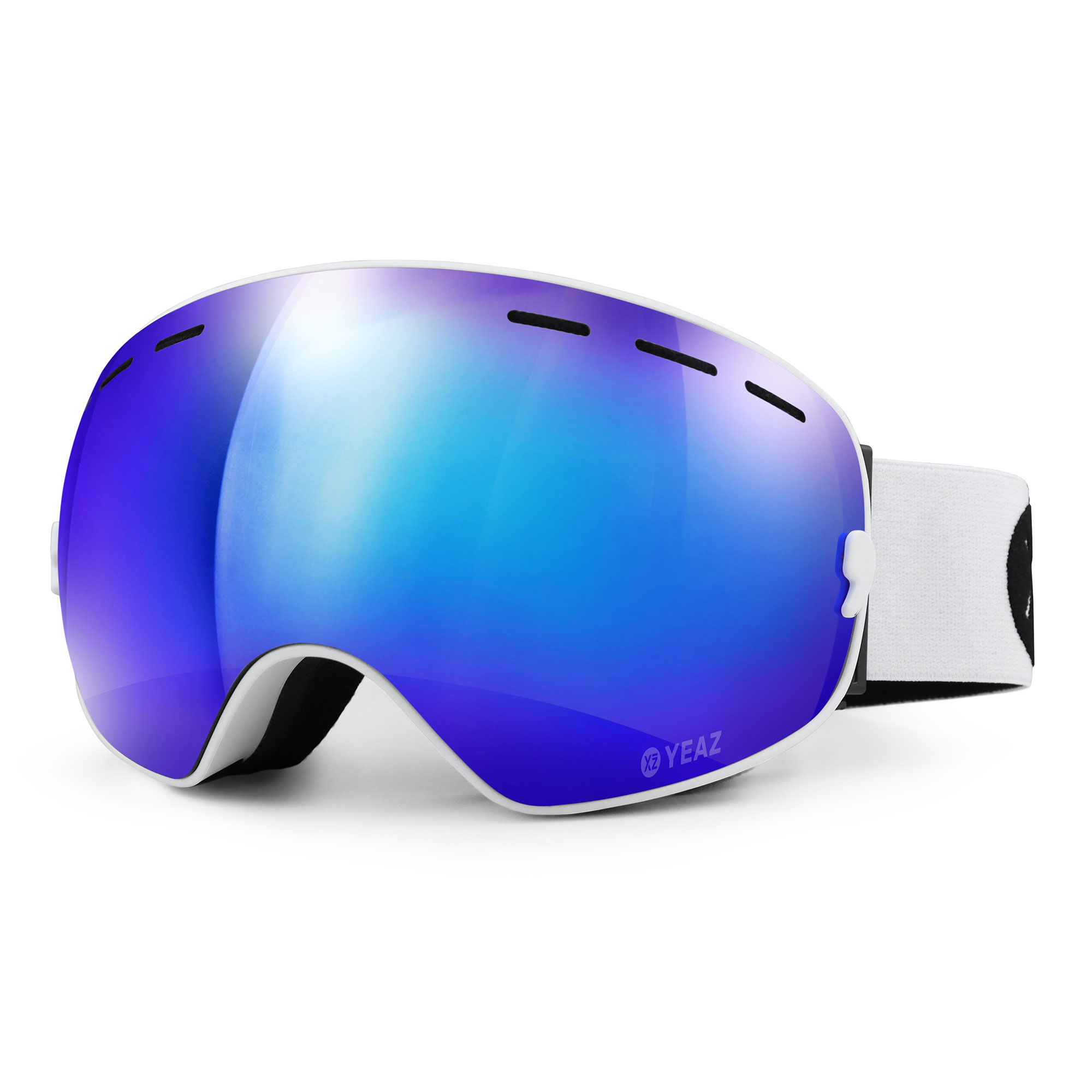 with | frame | goggles / logo YEAZ XTRM-SUMMIT | Ski- Ski- YEAZ goggles band/black white/white Snowboard Snowboard