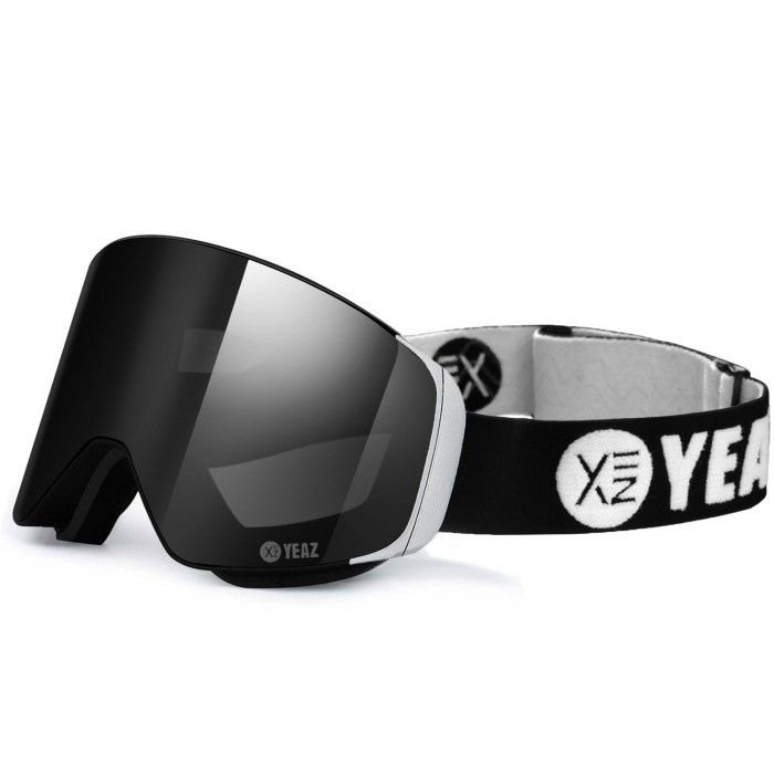 APEX Magnet Ski Snowboard goggles white / YEAZ black logo YEAZ | / Ski- Snowboard | goggles 